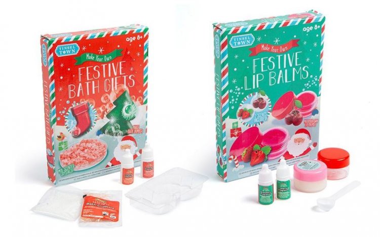 Make Your Own Christmas Bath Gifts Or Lip Balms - Click Image to Close