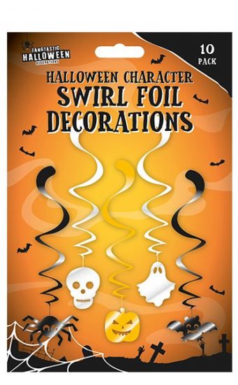 HALLOWEEN CHARACTER SWIRL DECORATIONS - Click Image to Close