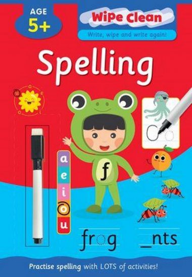 Wipe Clean Book Spelling - Click Image to Close
