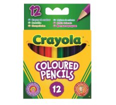 Crayola 12 Half Length Pencils ( 68-4112 )