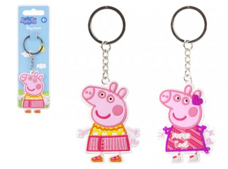 Peppa Pig Soft Keychain 6cm ( Assorted Designs ) - Click Image to Close