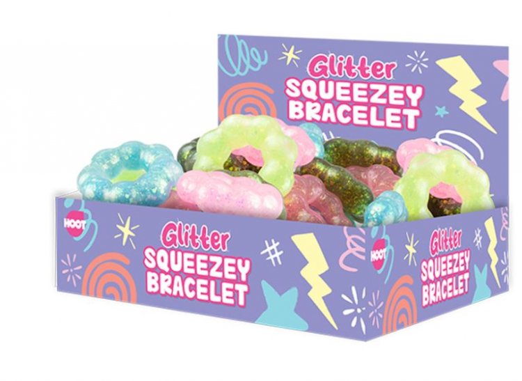 Glitter Squeezy Bracelet - Click Image to Close