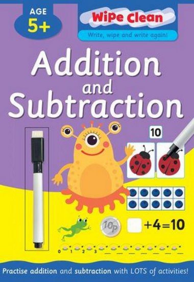 Wipe Clean Book Addition And Subtraction - Click Image to Close