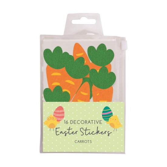 Easter Bonnet Felt Decorations Carrots - Click Image to Close