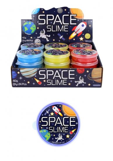 Space Slime Tubs 7cm x 2cm ( Assorted Colours ) - Click Image to Close