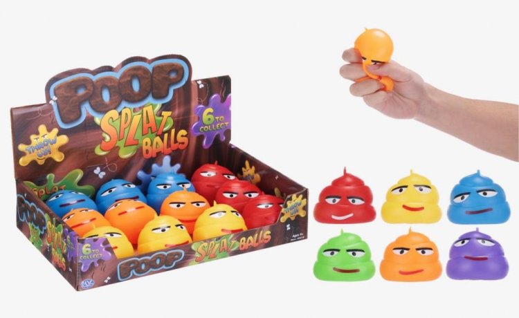 Joke Squishy Splat Poop ( Assorted Colours ) - Click Image to Close