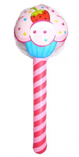 Inflatable Cupcake Stick ( 76cm ) - Click Image to Close
