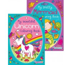 Unicorn Or Mermaid Colouring Book