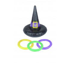 Inflatable Witch Hat Game Set 4 Pcs