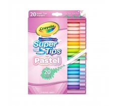 Crayola 20 Pastel Super Tips ( 58-7517-E-201 )