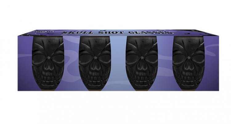 Skull Shot Glasses 4 Pack - Click Image to Close