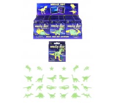 Glow in the Dark Dinosaur Shape Stickers 24 Pack