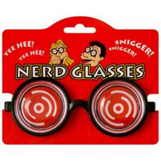 Prankster Fancy Dress Nerd Glasses - Click Image to Close