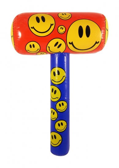 Inflatable Mallet Smile 48cm - Click Image to Close