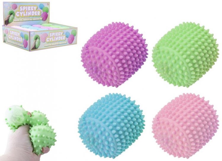 7CM SPIKEY CYLINDER SQUISHY - Click Image to Close