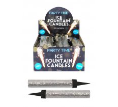 SILVER CAKE ICE FOUNTAIN SPARKLING FIREWORKS 12CM 2 PACK