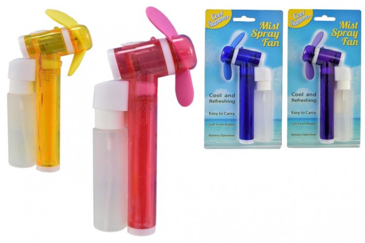 Handheld Fan With Water Spray - Click Image to Close