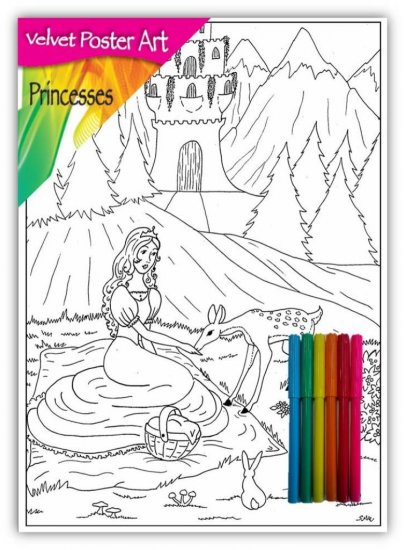 Velvet Poster Art Princess - Click Image to Close