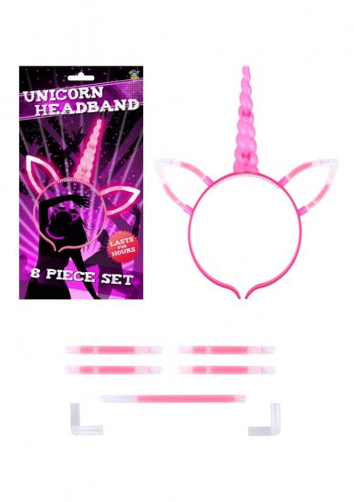 Glow Unicorn Headband Set - Click Image to Close