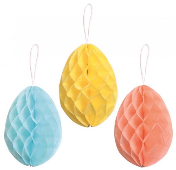 Large Easter Paper Egg Decorations - Click Image to Close