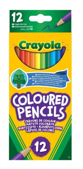 Crayola 12 Coloured Pencils Eco ( 68-0012 ) - Click Image to Close