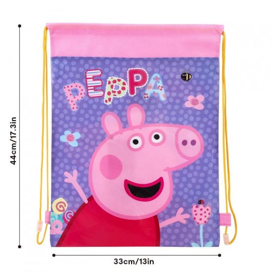 Peppa Pig Pull String Bag - Click Image to Close