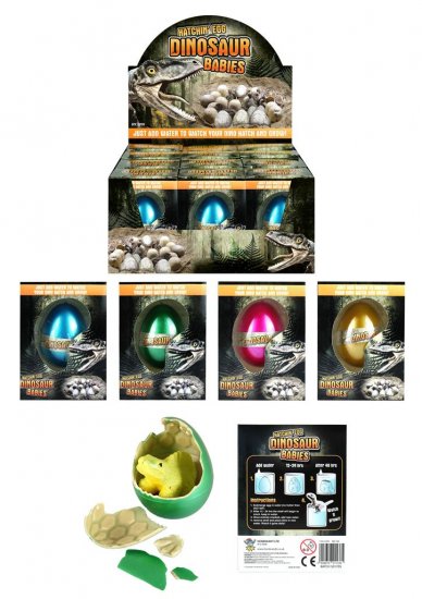 Hatching Dinosaur Egg ( Assorted Colours ) - Click Image to Close