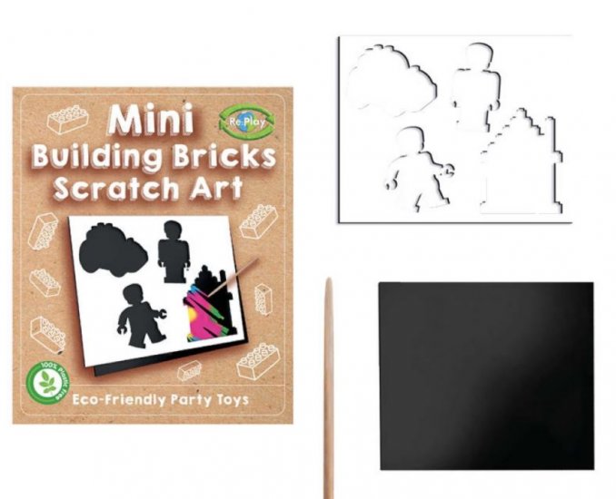 Play Bricks Mini Scratch Art 12 x 10cm - Click Image to Close