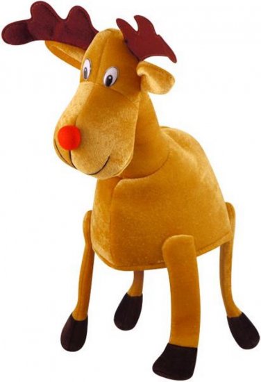 Reindeer Adult Hat 28cm X 42cm - Click Image to Close
