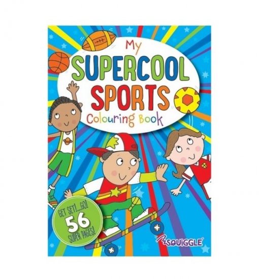 Super Cool Sports Colouring Book - Click Image to Close