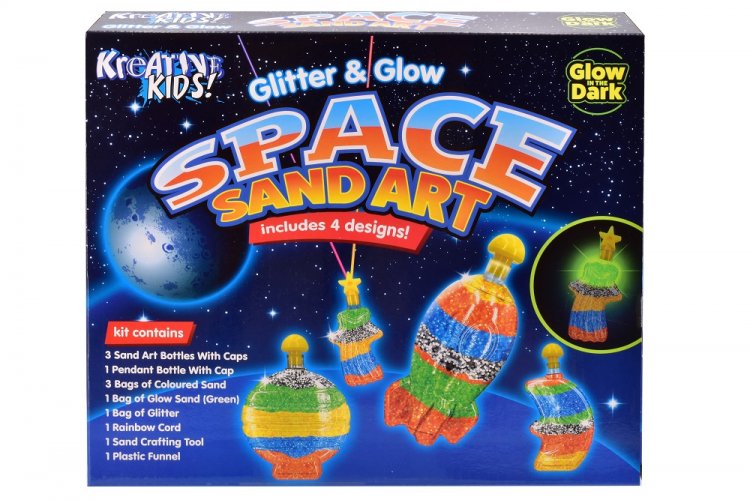 Glitter And Glow Space Sand Art - Click Image to Close