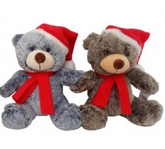 Luxury Christmas Plush Bear 20cm