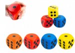 Squeeze Squishy Dice 5.5cm ( Assorted Colours )