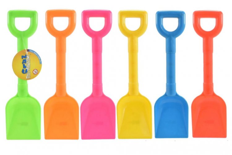 Plastic 10" / 25cm Scoop Spade ( Assorted Colours ) - Click Image to Close