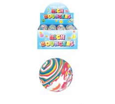 Stripy Bouncy Balls (6.2cm)