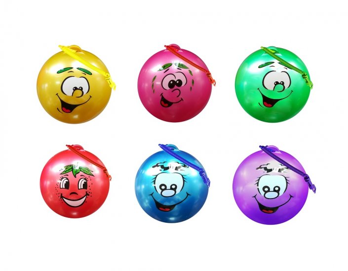 10" ( 25cm ) Smiley Face Fruit Scented Ball With Keychain - Click Image to Close