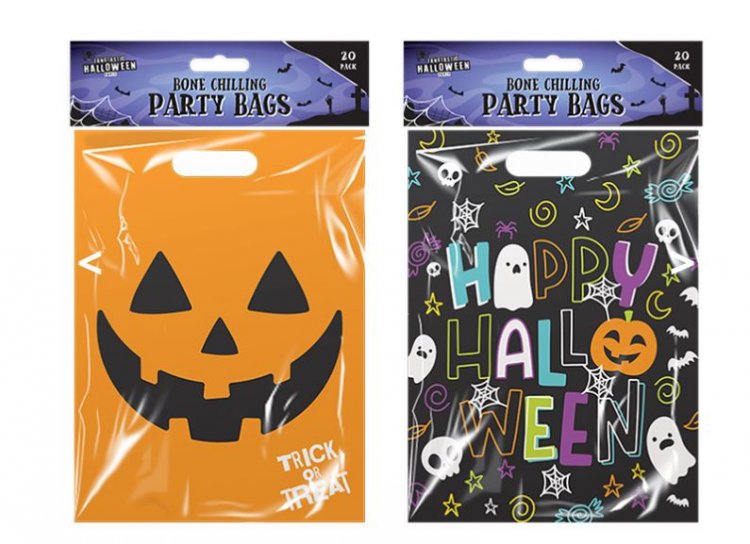 HALLOWEEN PARTY LOOT BAGS 20 PACK - Click Image to Close