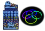 12Pc Glow Bracelet In Colour Tube