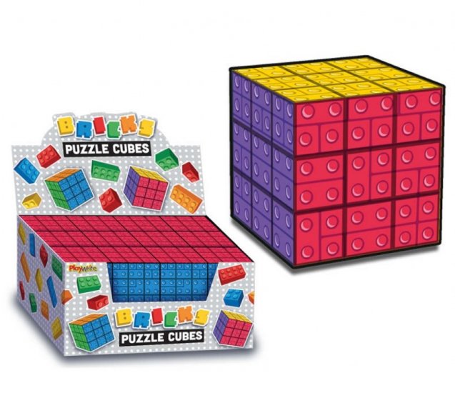 Bricks Puzzle Cube 5.5cm - Click Image to Close