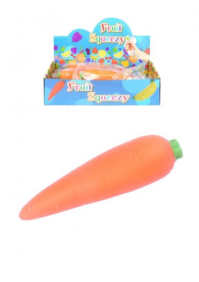 Squeezy Stretchy Carrot 11cm - Click Image to Close