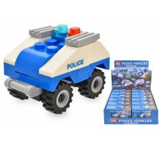 Police Vehicle Brick Set ( Assorted Designs )