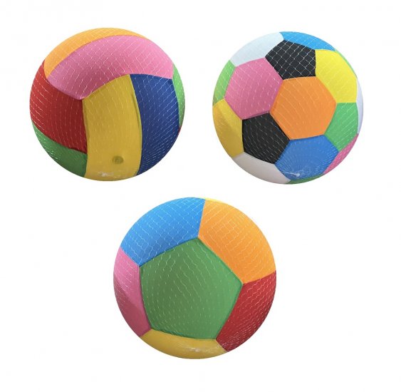 17" ( 45cm ) Rainbow Mega Ball Assorted Designs - Click Image to Close