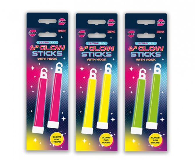 Glow Stick 6" 2 Pack - Click Image to Close