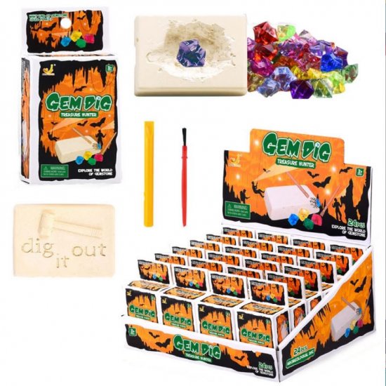 Gemstone Dig Out Kits 12 X 6 X 3.5cm - Click Image to Close