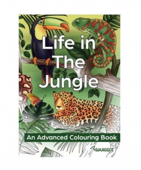 Life In The Jungle Advanced Colouring Book - Click Image to Close