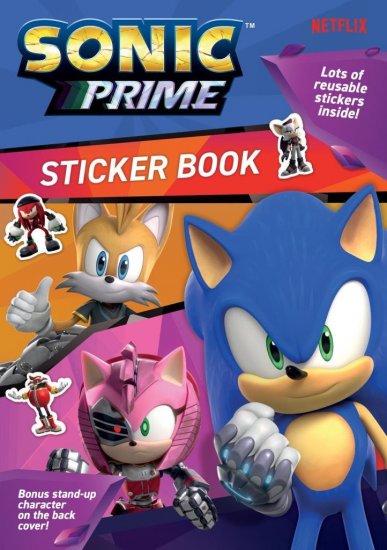 Sonic Prime Sticker Book - Click Image to Close