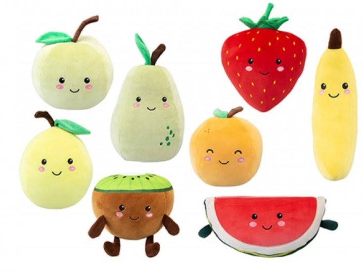 Softlings Fruity Foodies 27cm 8 Assorted - Click Image to Close