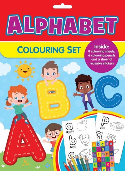 Alphabet Colouring Set - Click Image to Close