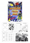 Mini 10.5 X 14.5cm Superhero Puzzle Books X 48 ( 10p Each )