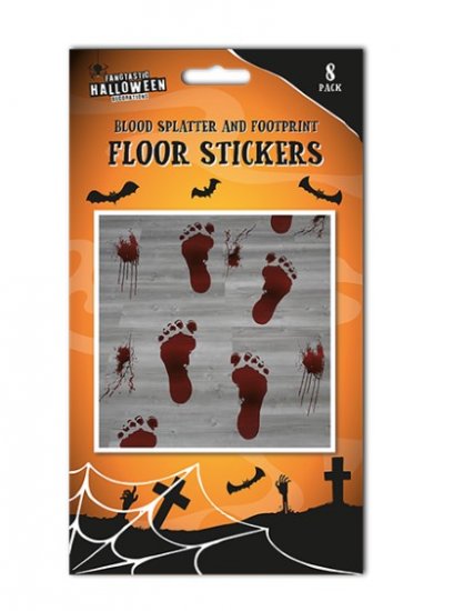 Halloween Footprint Floor Stickers - Click Image to Close